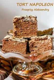 TORT "CZEKOLADOWY NAPOLEON"