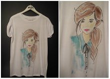 Koszulka ręcznie malowana