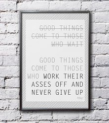 Good things... - 70x50 cm