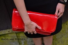 Czerwona kopertówka ślubna ...