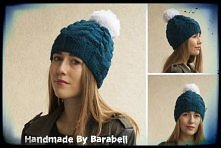 Czapka dostępna na portalu "DaWanda" nick Barabell