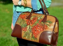 Torba,kufer ręcznie malowana