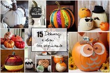 15 dekoracji z dyni bez wycinania