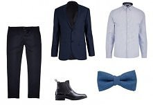 Gotowa mucha meska - jeans