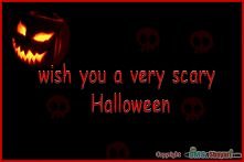 wish you a very scary Halloween