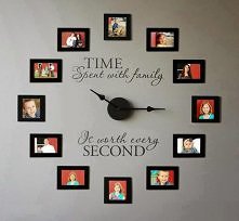 Genialny pomysł na zegar. Jestem nim zachwycona :). A Wam jak się podoba?