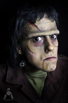 Halloween Makeup Frankenstein