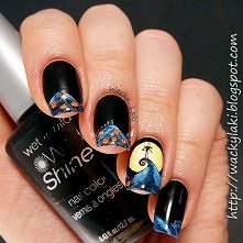 The Nightmare Before Christmas nails