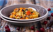 Pilaw z dynią i żurawiną