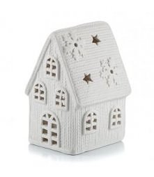 Lampion porcelanowy domek
