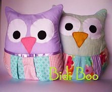 Poduszki przytulanki sowy.