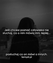 Jeśli chcesz poznać człowieka...