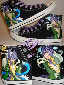Ręcznie malowane buty od Spyke Design ;) Nami z league of legends. Polub nas na facebooku :) link po kliknięciu na zdjęcie