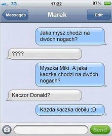 Każda kaczka Debilu xd