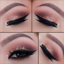 Makijaż z kreska na sylwest...