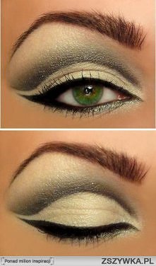 make-up dla zielonych oczu ...
