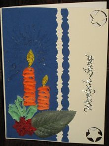 kartka z elementami quillingu