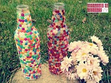 MOZAIKOWE BUTELKI DIY - ODŚWIEŻĄ TWÓJ WYSTRÓJ! SPRAWDŹ NA gotowanietokochanie.blogspot.com