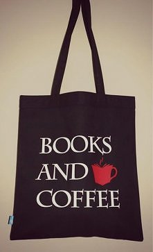 Books and coffee torba ekologiczna bawełniana.
Więcej na littlethings.pl