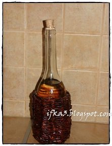 butelka na olej opleciona p...