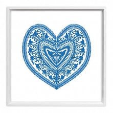 Kurpiowskie SERCE (Art Papercut)