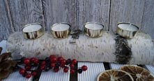 Świecznik adventovy. Materiały: Brzoza, świece. moja praca, moje zdjęcie
 Adventsleuchter. Material: Birke, Kerzen. mein Job, mein Foto. 
 Advent candlestick. Materials: Birch, ...