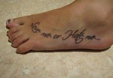 a może na stópce :D