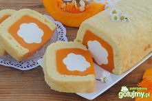 Dyniowy kwiat -ciasto - SKŁADNIKI:
Blaszka 24x36 cm
Biszkopt:
3 jajka,
3 łyżki mąki,
3 łyżki cukru,
1 łyżka oleju,
1 szczypta proszku do pieczenia
Masa pomarańczowo- dyniowa:
1,...