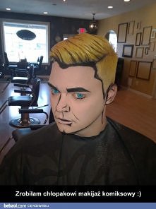 makijaż komiksowy :)