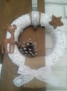 świąteczny wianek w ekologi...