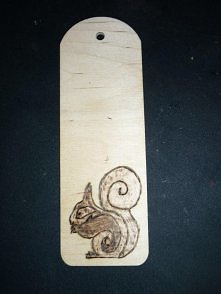 wiewióra - wypalana