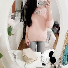 sweter - h&m
 jeansy - pull&bear
 torebka - armosphere
 naszyjnik - aliexpress
