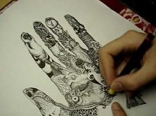 Surrealistic Speed Drawing: "Hand" podziw !!