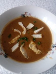 Pyszna,sycąca zupa krem z ciecierzycy.Polecam na chłodne dni.