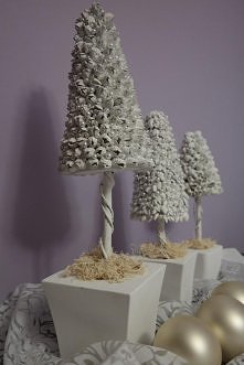 Dekoracje z szyszek buku