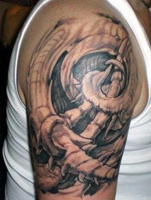 arm tattoo fantasy 3d