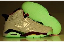 Women's Air Jordan 6-Glow-in-the-Dark Sole Olympic Flag Shoes