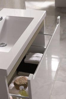 Szafka podumywalkowa - wstawka taupe