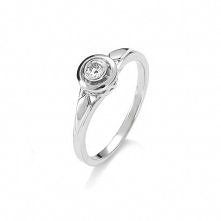 Pierścionek z białego złota z brylantami - stylowa biżuteria wprost od A&A - Kliknij zdjęcie i zobacz naszą kolekcję !