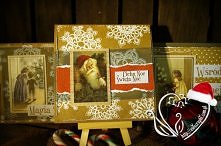 Kartki bożonarodzeniowe ręcznie wykonane #asiscrapki #christmascard