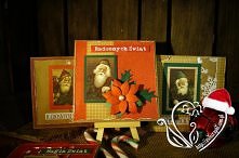 Kartki bożonarodzeniowe ręcznie wykonane #asiscrapki #christmascard