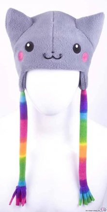 Śliczna czapeczka Nyan Kata xD