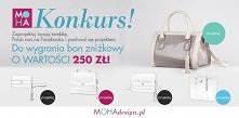 Czas na KONKURS!

Do wygrania BON ZNIŻKOWY o wartości 250 zł do wykorzystania na zaprojektowany przez Ciebie model torebki.

Zasady konkursu:

1. Polub profil MoHa design na Fac...