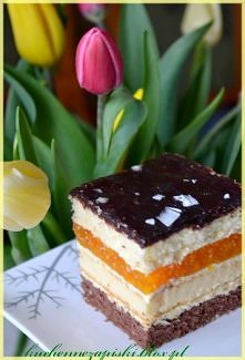 biszkopt, ser, brzoskwinie,...