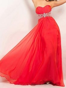 A-line Sweetheart Chiffon F...