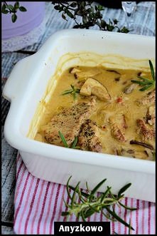 Polędwiczki w sosie borowikowym