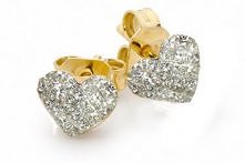 Złote sztyfty .Kryształy Swarovskiego