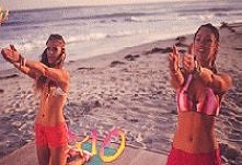 pracując na brzuch uda pośladki - git :P