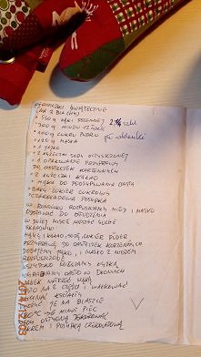 przepis na pierniczki które robię co roku :) jak się przybliży to bez problemu idzie się rozczytać :)