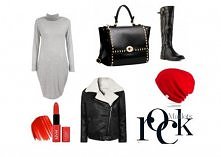 Kurtka pilotka w rockowej stylizacji. Zobacz cały skład stylizacji - kliknij w duże zdjęcie.